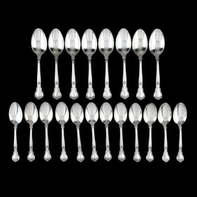 Collection of Gorham Chantilly Sterling Silver Spoons
