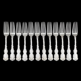 Set of Twelve Whiting Louis XV Forks