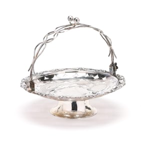 Chinese Export Silver Basket