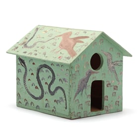 Mose Tolliver (American, 1925-2006), Folk Art Birdhouse