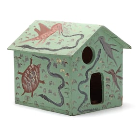 Mose Tolliver (American, 1925-2006), Folk Art Birdhouse