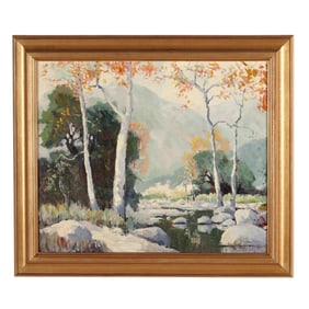 American School (20th Century), Autumn Landscape