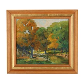 Robert Hogg Nisbet (American, 1879-1961), Autumn Landscape