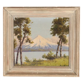 Benito Ramos Catalan (Chilean, 1888-1961), Volcan Giorno
