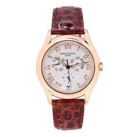 Rose Gold Annual Calendar Reference 5035 Timepiece, Patek Philippe