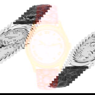 Rose Gold Annual Calendar Reference 5035 Timepiece, Patek Philippe: Rose Gold Annual Calendar Reference 5035 Timepiece, Patek Philippe automatic, Patek Philippe 315/190, reference number 5035, case number 4033083, movement number 3058090, the round rose gold case