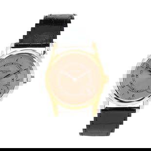 Rose Gold Calatrava Reference 5000 Timepiece, Patek Philippe: Rose Gold Calatrava Reference 5000 Timepiece, Patek Philippe automatic, Patek Philippe 240PS, reference number 5000, serial number 1963173, the round rose gold case with polished bezel and Swiss