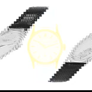 Gold Calatrava Reference 96 Timepiece, Patek Philippe: Gold Calatrava Reference 96 Timepiece, Patek Philippe manual wind, Patek Philippe 12-120, reference number 96, case number 301945, movement number 964586, the round gold case with Swiss hallmarks