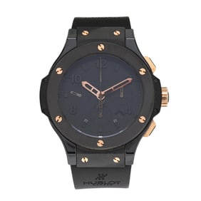 Black Ceramic and Titanium  Big Bang "SFT Chicago"  Limited Edition Chronograph Watch, Hublot