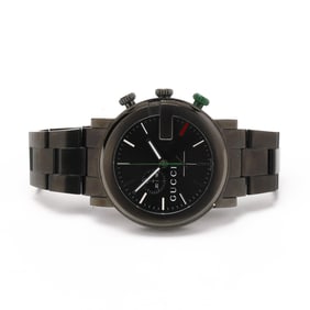 Black PVD Stainless Steel  G-Chrono  Watch, Gucci