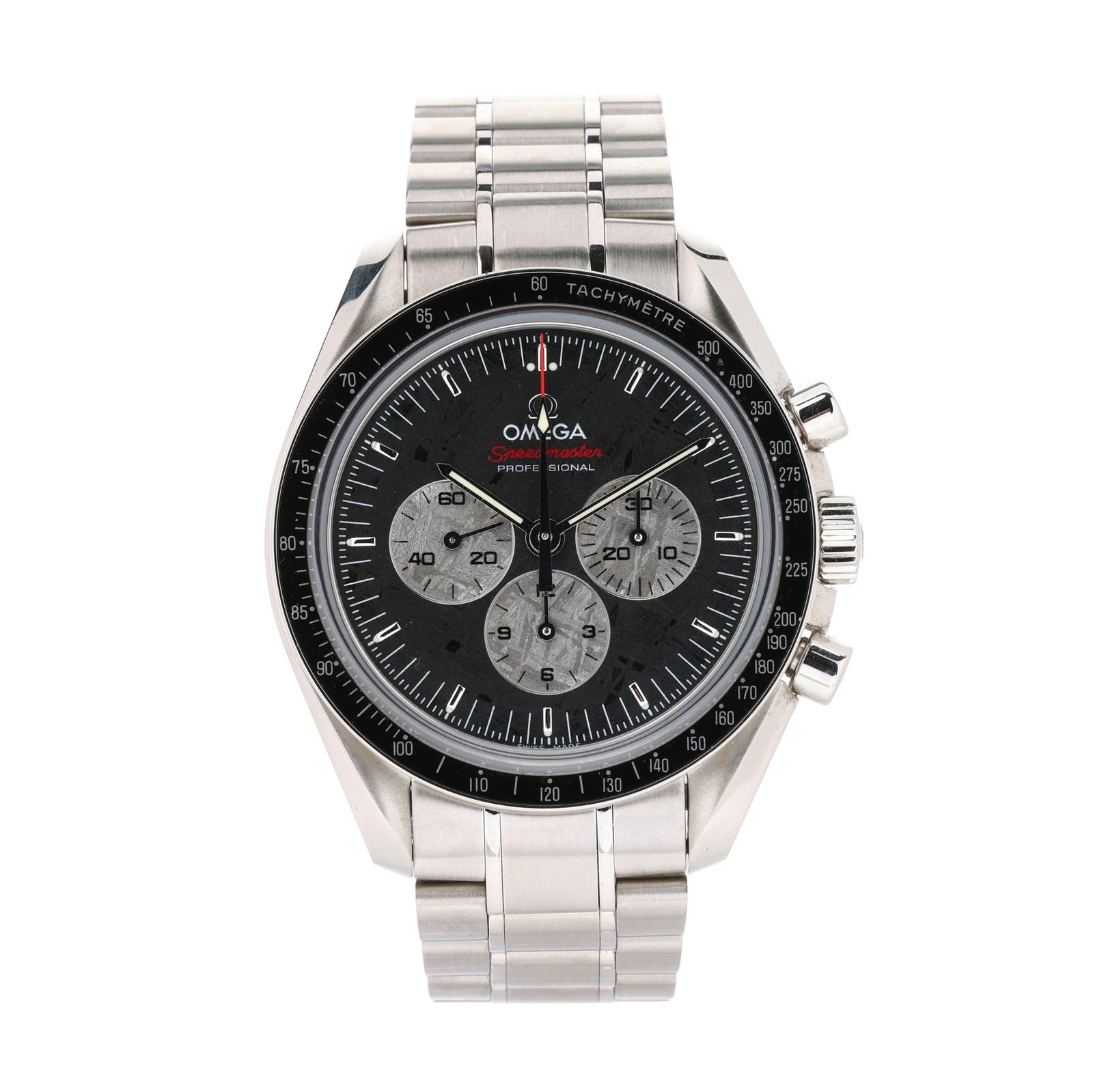 Stainless Steel and Meteorite Apollo-Soyuz  Speedmaster  Limited Edition Chronograph Watch, Omega (1 of 15)