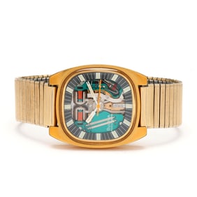 Gold-Plated  Accutron Spaceview  Watch, Bulova