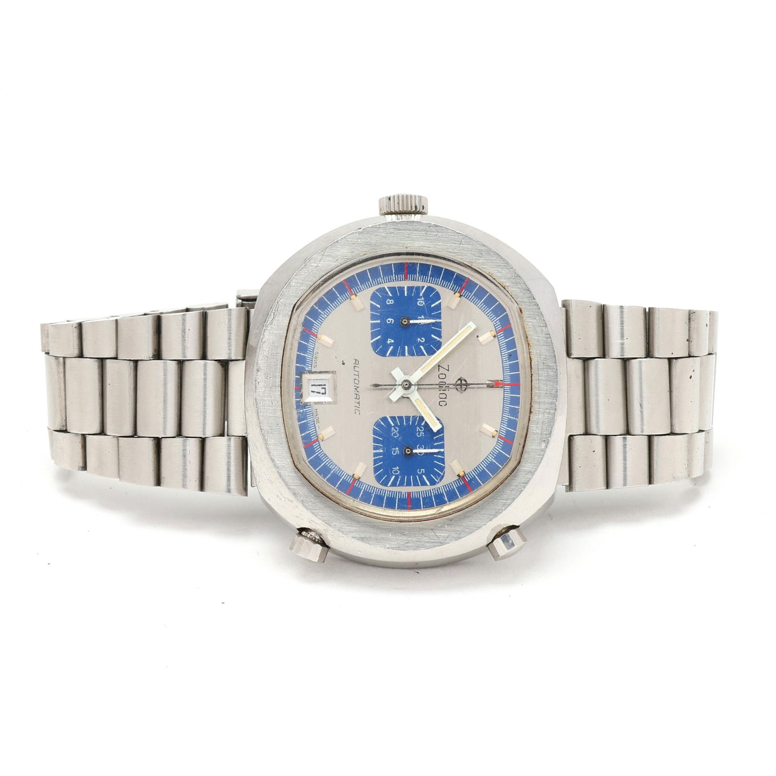 Stainless Steel  Chronomatic  Chronograph Watch, Zodiac (1 of 5)