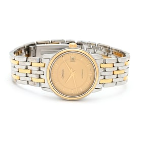 Lady's Stainless Steel and Gold  De Ville  Watch, Omega