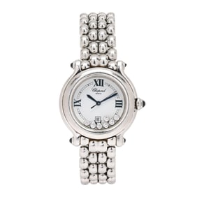 Lady's Stainless Steel and Diamond  Happy Sport  Watch, Chopard