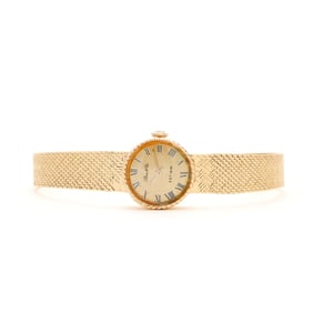 Vintage Lady's Gold Watch, Lucien Piccard for Sloan & Co.