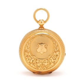 Gold Hunter Case Pocket Watch, American Watch Co.