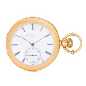 Gold Demi-Hunter Case Pocket Watch, Matile Ducommun