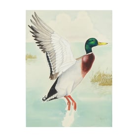 Duane Raver (NC, 1927-2022),  Flying Mallard