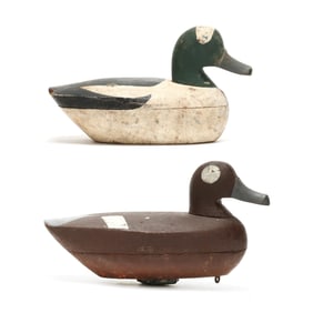 Eldon Willis (NC, 1908-1981) and Elmer Salter (NC, 1902-1964), Pair of Bufflehead