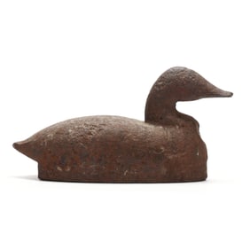 Early Norfolk Foundry Iron Sinkbox Redhead