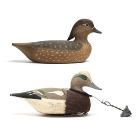 Jimmy Bowden (VA), Hen Wood Duck and Drake Widgeon