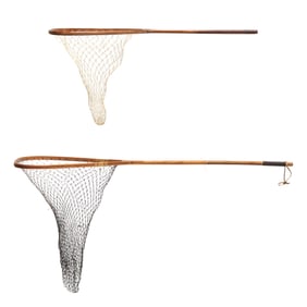 Two Early Guide Fishing Nets