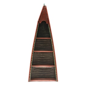 Painted Canoe Bookcase