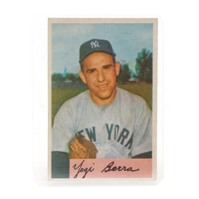 1954 Bowman Yogi Berra Baseball Card