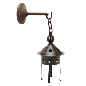 Gustav Stickley, Arts and Crafts Heart Hanging Lantern