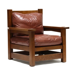 Stickley, Mission Oak Style  Eastwood Chair