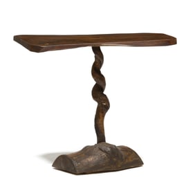 Folk Art Root-Wood Console Table