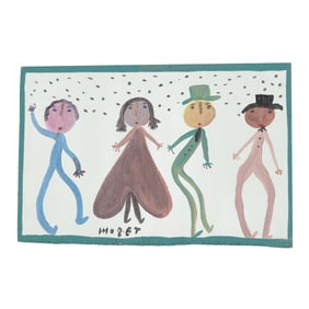 Mose Tolliver (American, 1925-2006),  Family Portrait