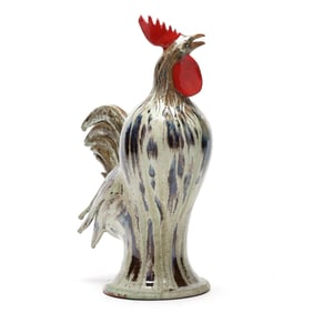 Charlie West (GA), Folk Pottery Rooster