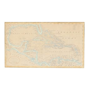 A Detailed Map of the West Indies