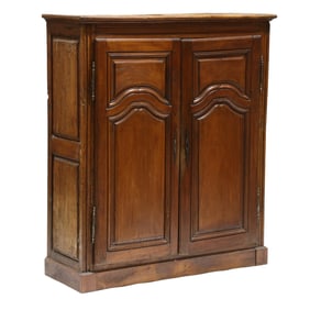 Louis XV Provincial Cherry Two Door Cupboard