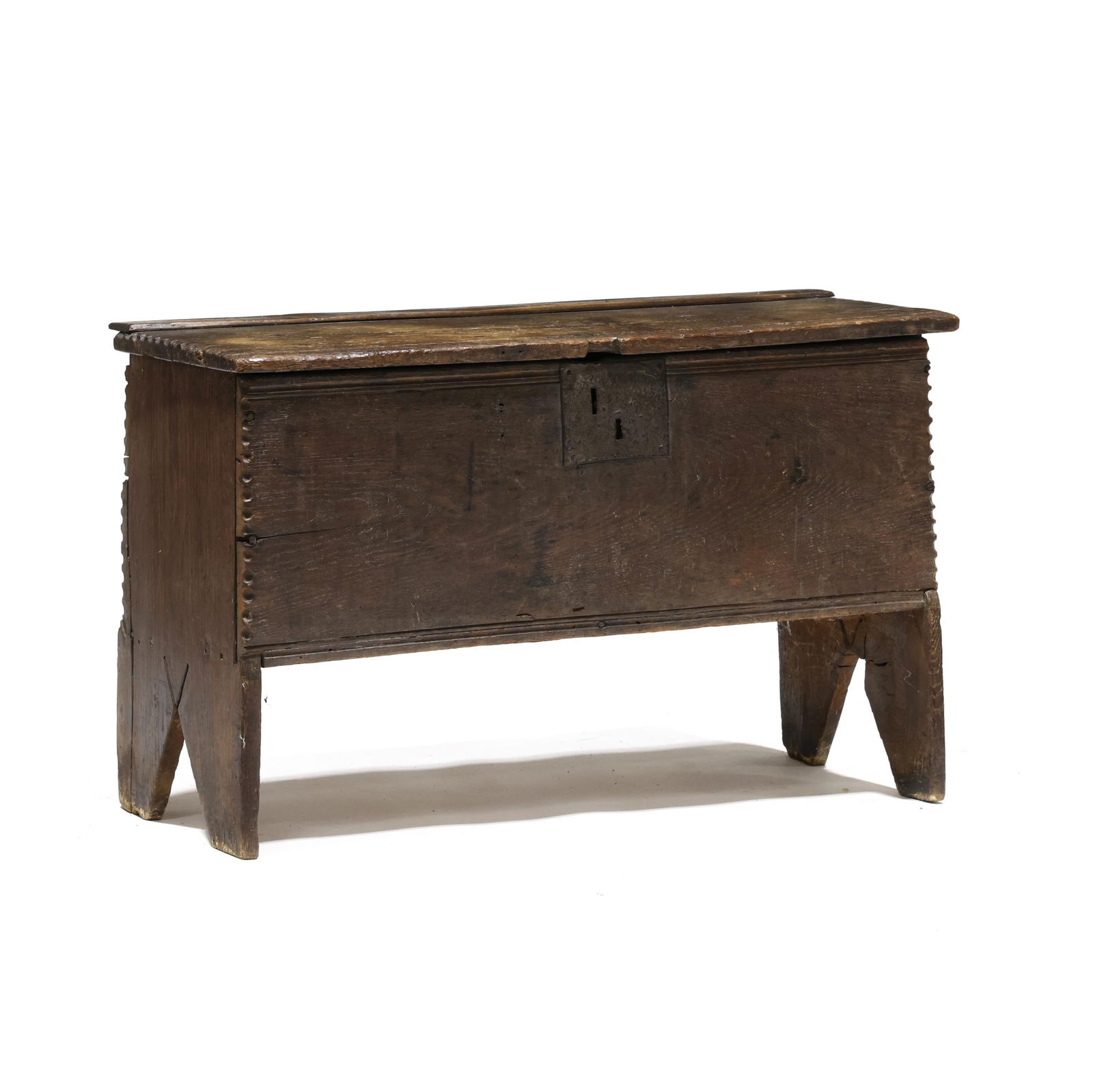 18th-Century Carved Walnut Diminutive Dowry Chest (1 of 6)