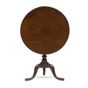 George II Mahogany Tilt Top Tea Table