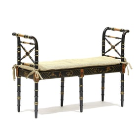 Southampton Company, Chinoiserie Painted Bench