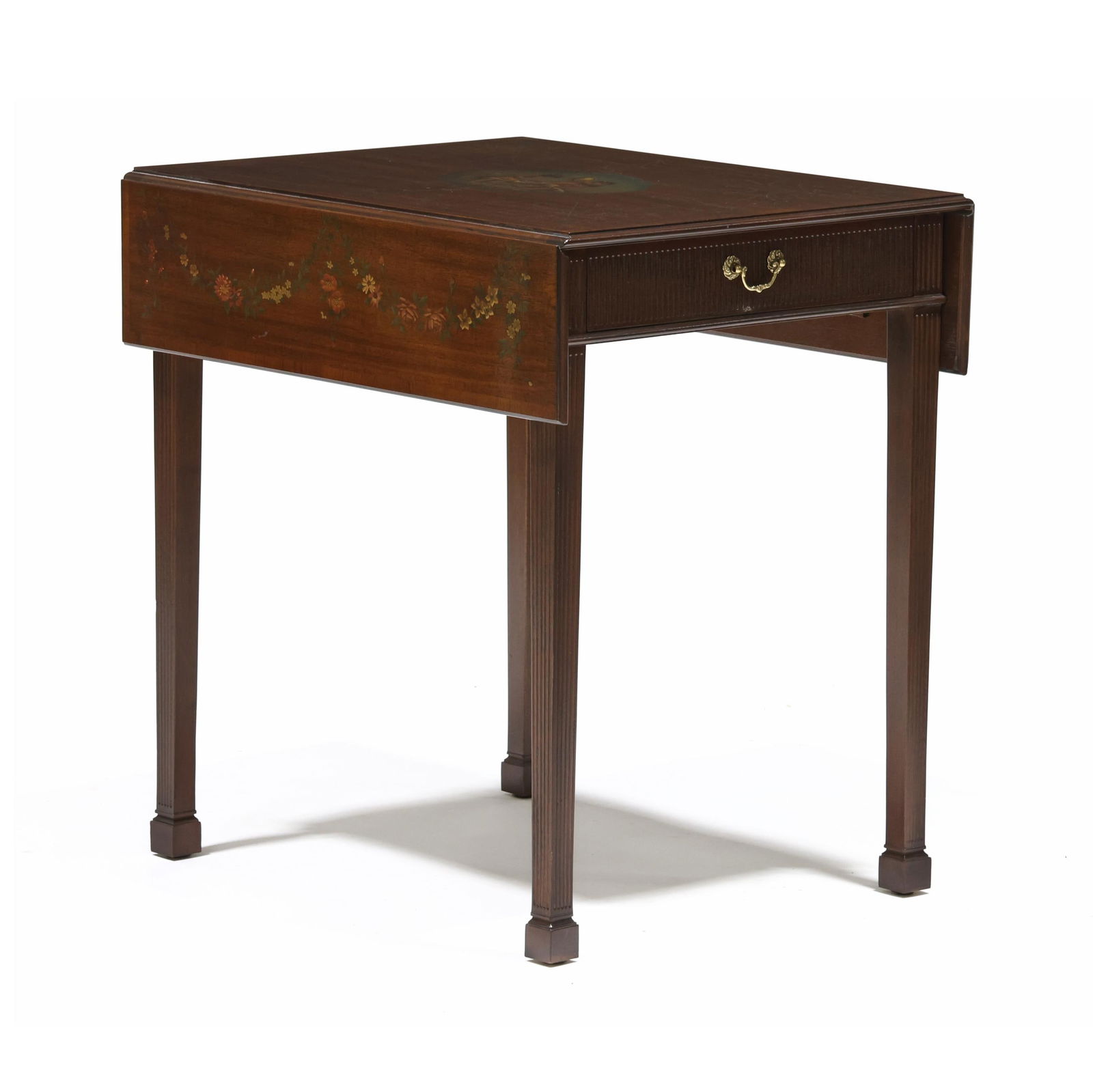 Biltmore Estate Collection, Adam Style Paint Decorated Pembroke Table (1 of 10)