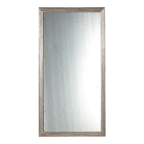 Vintage Continental Silver Leaf Mirror
