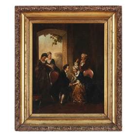 Continental School (19th Century), The Request