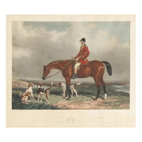 After W & H Barraud (English, Mid-19th Century),  Mr. Charles Davis on "The Traverser"