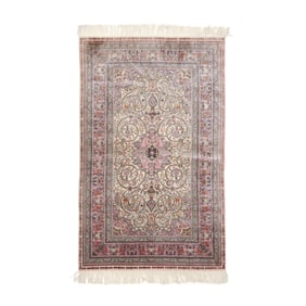 Sino-Persian Silk Area Rug