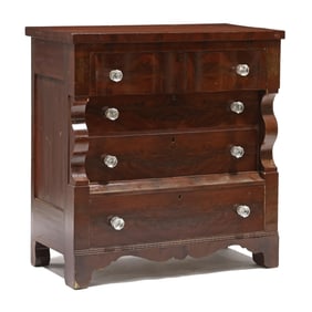 American Classical Mahogany Chest of Drawers