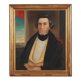 American School (circa 1840), Portrait of a Man