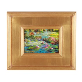 Thomas deDecker (American, b. 1951),  Lily Pads and Flowers