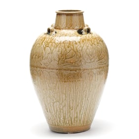 Daniel Johnston (Seagrove, NC),  Tall Pottery Vessel