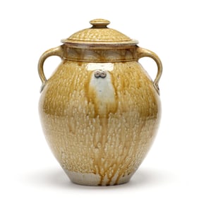 Mark Hewitt (NC, b. 1955), Lidded Pottery Vessel