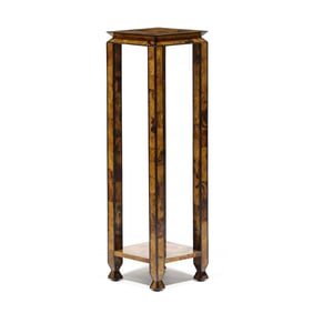 Faux Tortoiseshell Pedestal